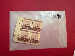 U. S. Stamp plate block - Scott 1290 - Frederick Douglas - Comb. shipping! - Picture 1 of 1