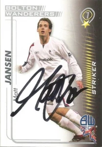 MATT JANSEN SIGNED BOLTON 2005/2006 SHOOT OUT TRADING CARD+COA - Picture 1 of 1