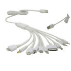 multifunction Mobile 10   line  charging Adapter 1 Charger USB Cable In Phone