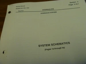 Deutz Lull 644 Telehandler Forklift Hydraulic Schematic Diagram Manual xo - Picture 1 of 1