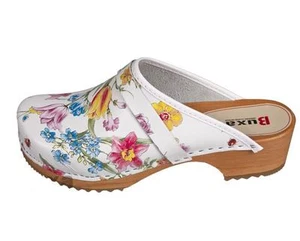 Zuecos médicos de cuero de madera F1 Gucio multicolor talla EE. UU. (para mujer) - Imagen 1 de 3