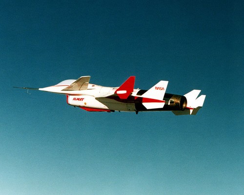 Rockwell HIMAT RPRV-870 NASA Experimental Aircraft Desktop Wood Model ...