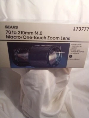 sears 70 to 210 one touch zoom lens new #3  73777 - Image 1 of 2