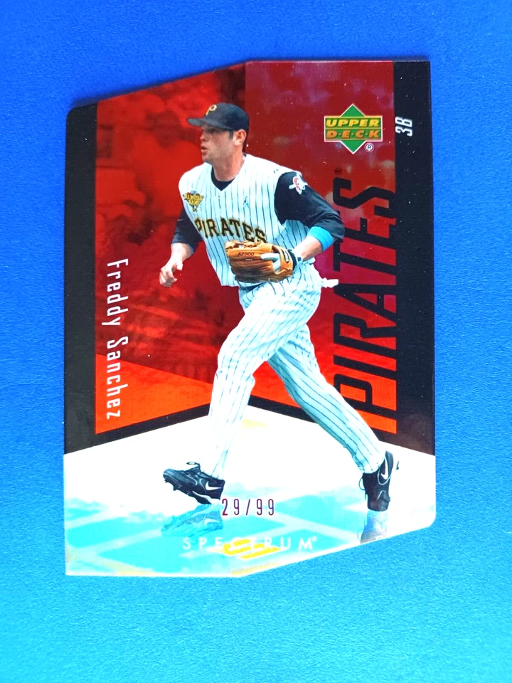 2007 UD SPECTRUM FREDDY SANCHEZ #86 RED PARALLEL #29/99 PITTSBURGH PIRATES - Image 1 of 2