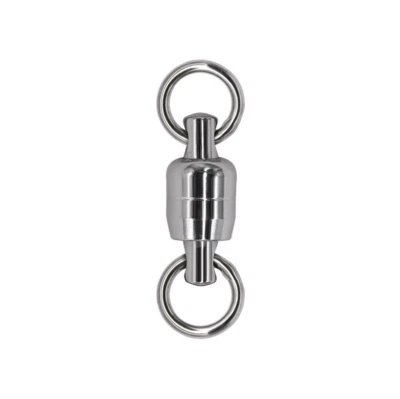 10/20Pcs Dual Ball Bearing Swivel Stainless Steel Fishing Swivel Bait Connector - Image 1 of 4