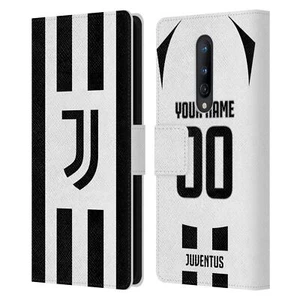 CUSTOM PERSONALISED JUVENTUS FC 2024/25 KIT LEATHER BOOK CASE FOR ONEPLUS PHONES - Picture 1 of 7