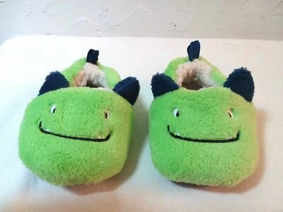 ZAPATILLAS BEBÉ/BEBÉ PANTUFLAS Talla "2" "3" "4" "Verde" Locas-Suaves Acogedoras-Cómodas Foto 1 de 3