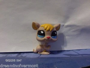 Littlest Pet Shop Tan Kangaroo with Orange Hair and Blue Eyes #1255 - Picture 1 of 1