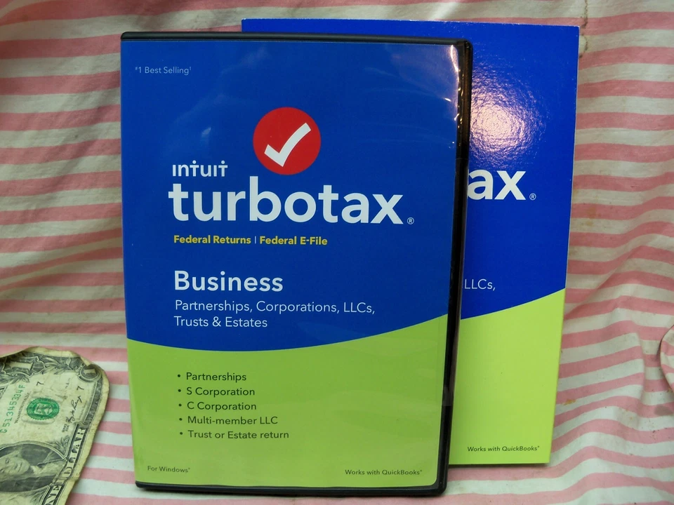 Intuit TurboTax Business 2018 Year Partnership LLC Trust Estate CD NEW Sealed - Image 1 of 4