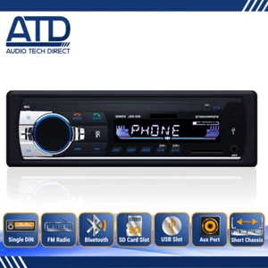 Simple din Voiture Radio Mechless Stéréo Bluetooth Aux USB SD A2DP Classic de - Bild 1 von 12