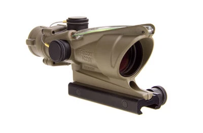 Chevron verde iluminado doble Trijicon 4x32 ACOG .223 BDC FDE TA31-D-100313 Foto 1 de 4