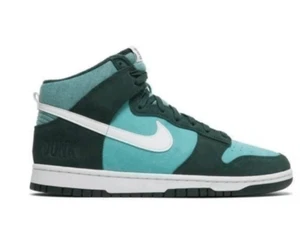 NIKE Dunk High SE "Athletic Club-Pro Green" Sneakers Size 9 - Picture 1 of 9