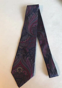 The Mans Shop Lord &Taylor Paislely Print Tie pre-owned - Picture 1 of 3