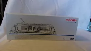 HO Scale Märklin SBB Re 4/4 460 Electric Locomotive 2000, Black #3451 BNOS - Picture 1 of 4