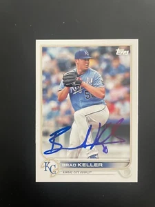 Brad Keller Signed Autographed 2022 Topps Base Card Kansas City Royals - Picture 1 of 2