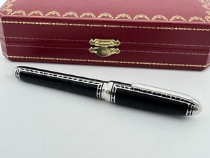 LOUIS CARTIER LIMITED EDITION 1847 RAILROAD DECOR FOUNTAIN PEN NEW 100% GENUINE - Picture 1 of 12