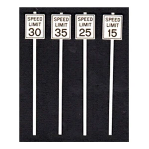 Tichy Train Group 3543 Low Speed Limit Signs (8) S Scale - Picture 1 of 1