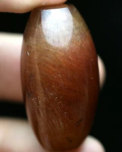 110.8ct  Rare NATURAL Clear  RUTILATED Crystal Polished pendant - Picture 1 of 8