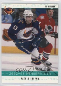 2002-03 ITG Be A Player Memorabilia Emerald /10 Patrik Stefan #143