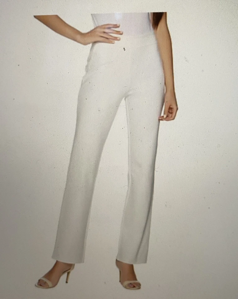 Louis Dell'Olio Pull-On Super Ponte Pants Winter White Size 20W - 28" Inseam - Image 1 of 1