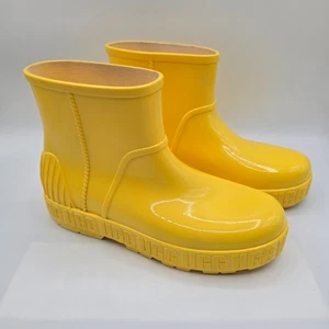Botas de lluvia UGG Drizlita plantilla amarilla de piel de oveja para mujer talla 9 - Imagen 1 de 10