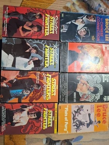 *Lot of 8*  Martial Arts VHS Tapes (Bruce Lee, Street Fighter) - Picture 1 of 17