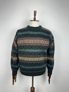 Men’s Vintage Gazette Acrylic Wool Sweater Retro Style Jumper size M - Picture 1 of 5