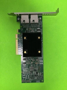 Dell 03TM39 Broadcom Dual Port Network Card 3TM39 High Profile #5C - Photo 1/7