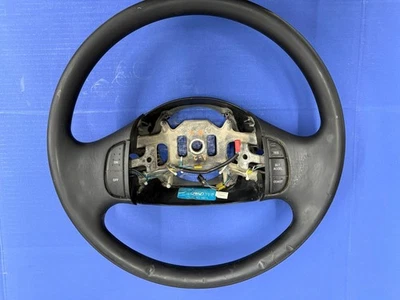 1998-2007 FORD F-250 F-350 BLACK RUBBER STEERING WHEEL CRUISE CONTROL EQUIPPED  - Image 1 of 4