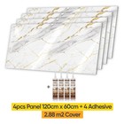Marble Effect Wall Panels Cladding , Kitchen, Bathrooms, Shower Panels 120x60cm