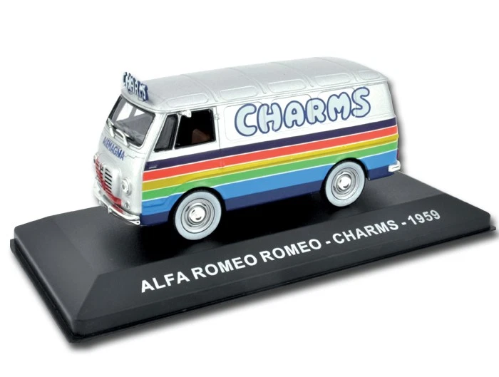 Advertising Vehicles Alfa Romeo 2 Charms Alemagna 1/43 Diecast - Image 1 of 1