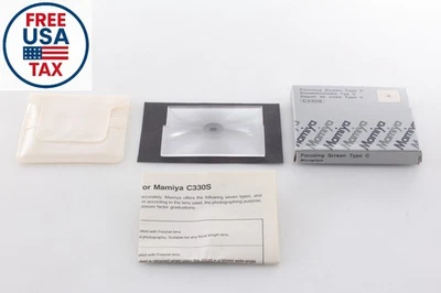 [Unused w/Box] Mamiya C330S TLR Focusing Screen Type C Microprism 404604 Japan - Image 1 of 4