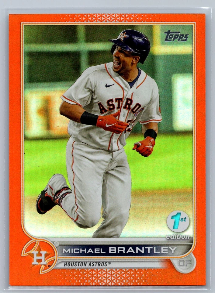 Michael Brantley 2022 Topps 1st Edition Orange /75 #199 - Image 1 of 2