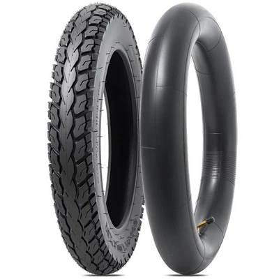 YEYOUC 16x3.0/79-305 Bike Tire and Tube, 16 x 3.0 Tire Tube with Angled Valve Stem, ...