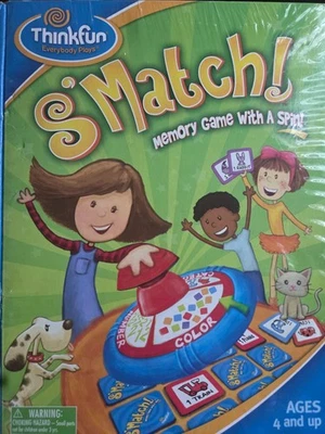 Thinkfun Games - S'Match (New Sealed) and Distraction (EUC) - Image 1 of 3