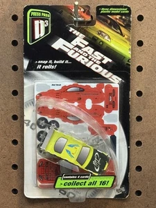 Racing Champions The Fast And Furious Press Pass D3 Three Dimensional Cars  - Picture 1 of 3