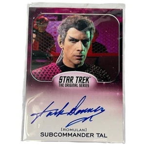 Star Trek Jack Donner Signed Autograph Card Subcommander Tal Romulan 2013 - Picture 1 of 2