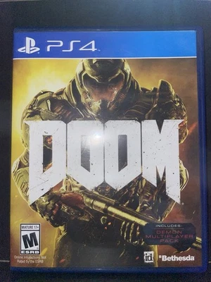 Doom PS4 PlayStation 4 Includes Demon Multiplayer Pack - Image 1 of 4