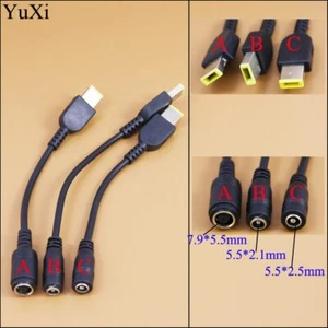 7.9*5.5 5.5*2.1mm Female DC Power Jack to USB Male Plug Cable Charging Connector - Picture 1 of 7