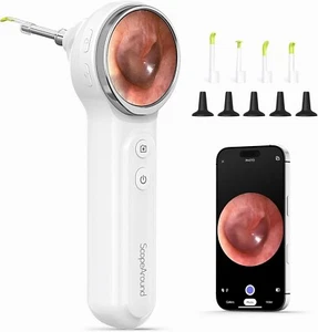 4.3mm Ear Otoscope Camera with 1.85" Screen WiFi Compatible with Android/iPhone - Picture 1 of 15