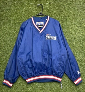New England Patriots Starter Jacke Herren Large Pullover Windbreaker Bledsoe #11 - Bild 1 von 15