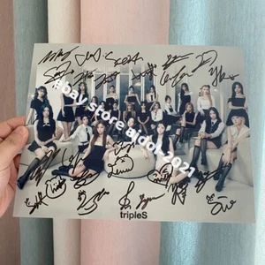 Póster fotográfico firmado autografiado de TripleS Group K-POP 8*10 2025A - Imagen 1 de 1