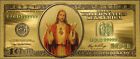 24K Gold Color 1 Hundred Dollar $100 Jesus Banknote Collectible