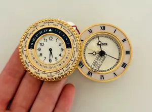 Pendulette réveil Hilser avec fuseau horaire - Bild 1 von 4