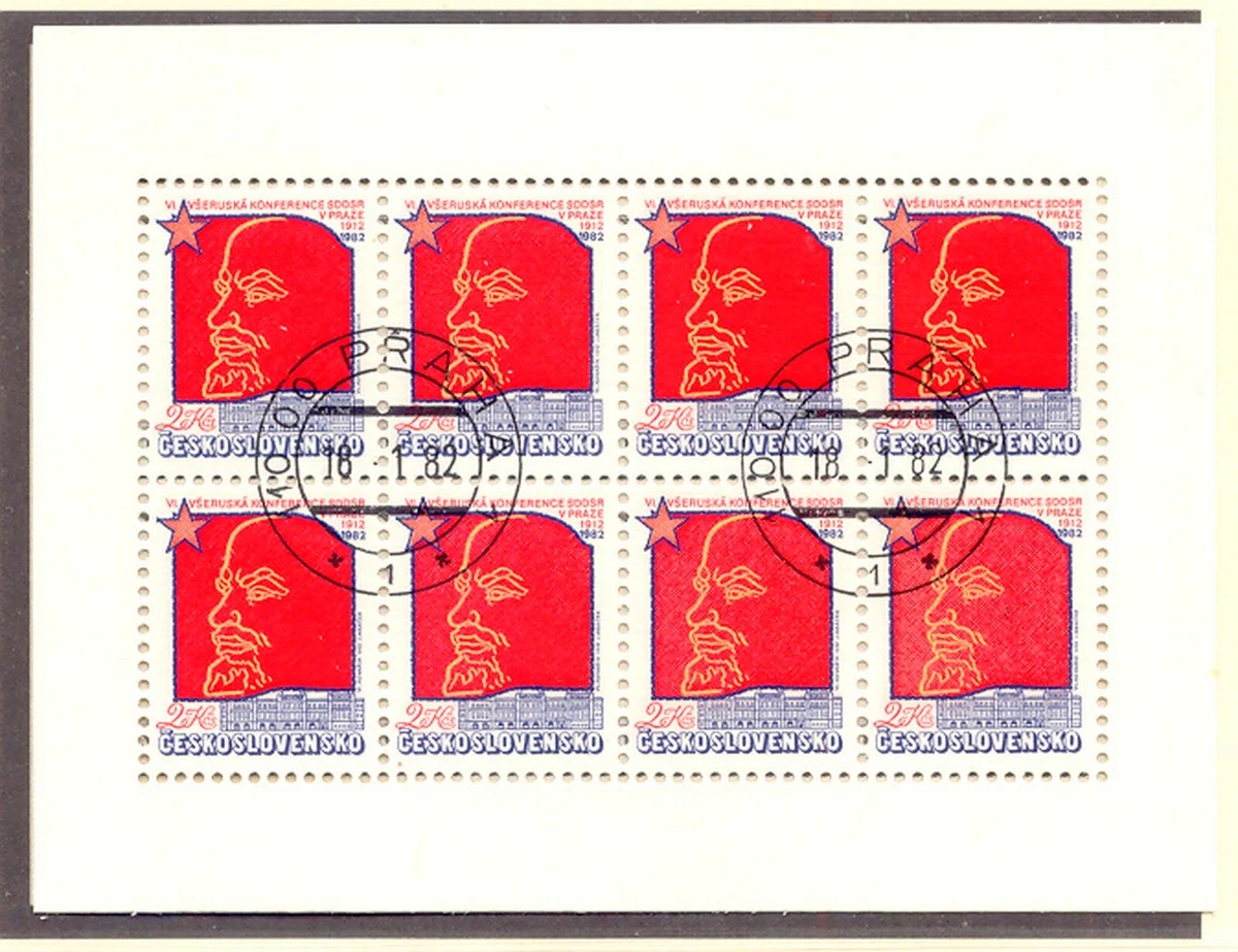Prophila Collection – Tschechoslowakei Block 48 (Abrüstung 1982) Postfrisch ** MNH – Briefmarken Für Sammler