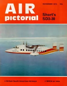 AIR PICTORIAL 11/74 SHORT SKYVAN_BRITISH SOUTH AMERICAN AIRWAYS_WW2 RAF GLADIATO - Imagen 1 de 3