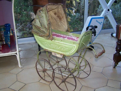 ancien jouet landau epoque 1900 - Photo 1/4