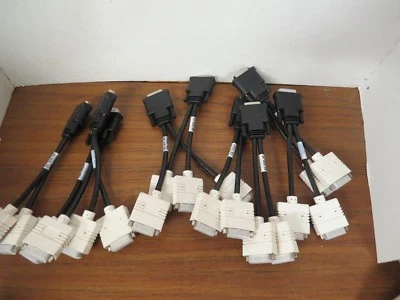 9 NEW GENUINE DELL 0H9361 DMS-59 (M) to DUAL DVI-D (F) Y SPLITTER ADAPTER CABLE - Image 1 of 3