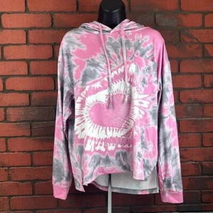 Lily Tie Dye Pullover Woman's Hoodie NWT Large Bohemian Norm Core - Picture 1 of 7