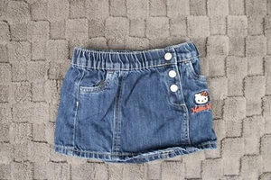 Zara x Hello Kitty Girs 1 1/2 years Denim Skirt & Denim Jeans Lot of 2 - Picture 1 of 19